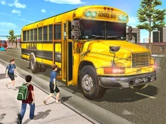 遊戲City School Bus Driving在線