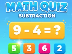 遊戲Math Quiz - Subtraction在線