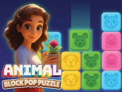 遊戲Animal Block Pop Puzzle在線