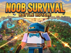 遊戲Noob Survival: Battle Royale在線
