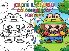 遊戲Cute Labubu Coloring Book for Kids在線