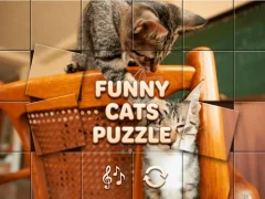 遊戲Funny Cats Puzzle在線