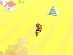 遊戲Cube Bike Speed Runner在線