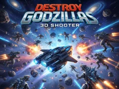 遊戲Destroy Godzillas: 3D Shooter在線