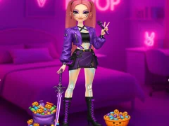 遊戲K-Pop Halloween Dress Up在線