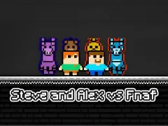 遊戲Steve and Alex vs Fnaf在線