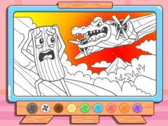 遊戲Coloring Book: Bombardino Crocodilo在線