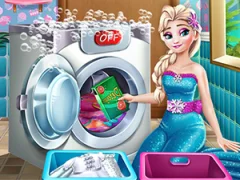 遊戲Ice Queen Laundry Day在線