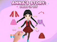 遊戲Anna's Story: Dress Up DIY在線