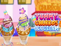 遊戲Yummy Churros Ice Cream在線
