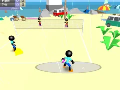 遊戲Stickman Beach Volleyball在線