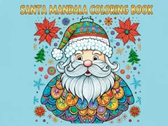 遊戲Santa Mandala Coloring Pages在線