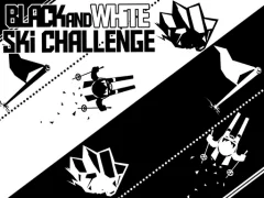 遊戲Black and White Ski Challenge在線