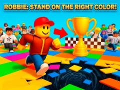 遊戲Robbie: Stand on the Right Color!在線