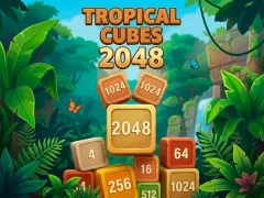 遊戲Tropical Cubes 2048在線