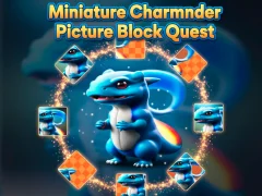 遊戲Miniature Charmander Picture Block Quest在線