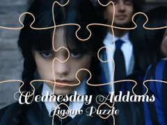 遊戲Wednesday Addams Jigsaw Puzzle在線