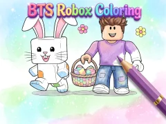 遊戲BTS Roblox Coloring在線