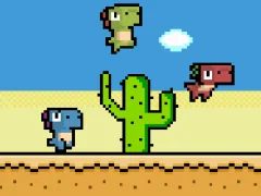 遊戲Pixel Dino Run在線