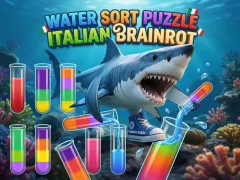 遊戲Water Sort Puzzle Italian Brainrot在線