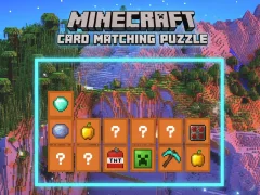 遊戲Minecraft Card Matching Puzzle在線