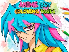 遊戲Anime Boy Coloring Pages在線