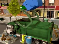 遊戲Town Clean Garbage Truck在線