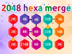 遊戲2048 Hex Chain Merge在線