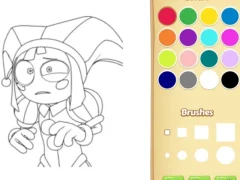 遊戲Pomni Coloring Book For Kids在線