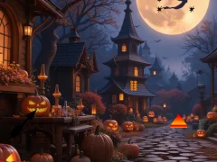 遊戲Halloween Spider Web Treasure Escape在線