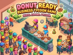 遊戲Donut Ready Business Tycoon Game在線