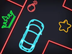 遊戲Neon Car Puzzle在線