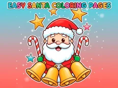 遊戲Easy Santa Coloring Pages在線
