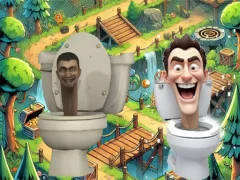 遊戲Skibidi Toilet Cross The Road在線