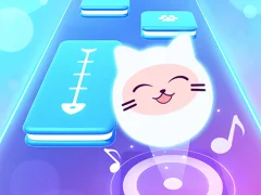 遊戲Music Cat! Piano Tiles Game 3D在線