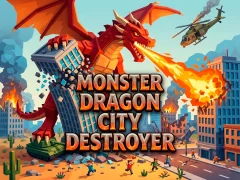 遊戲Monster Dragon City Destroyer在線