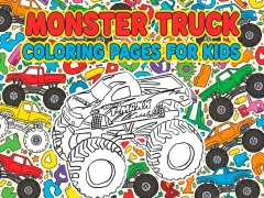 遊戲Monster Truck Coloring Pages For Kids在線