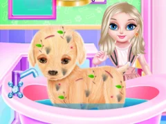 遊戲Baby Elsa Puppy Surgery在線