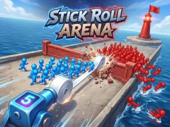 遊戲Stick Roll Arena在線