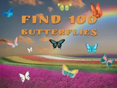 遊戲Find 100 butterflies在線