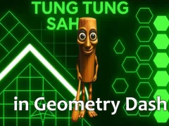 遊戲Tung Tung Sahur in Geometry Dash在線