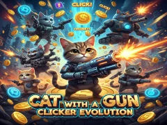 遊戲Cat with a Gun Clicker Evolution在線