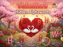 遊戲Valentine's Hidden Alphawords在線