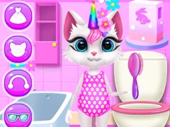 遊戲Kitty Unicorn Daily Care在線