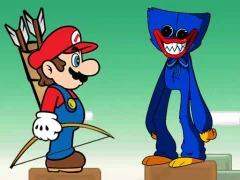 遊戲Mario vs Huggy Wuggy在線