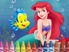 遊戲4GameGround Little Mermaid Coloring在線