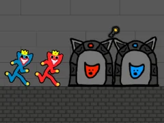 遊戲Red and Blue Stickman Huggy 2在線