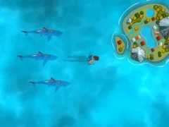 遊戲Survive the Sharks在線