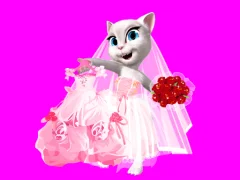 遊戲Talking Tom Angela City Wedding Boutique在線