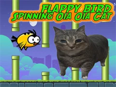 遊戲Flappy Bird Spinning oia oia Cat在線